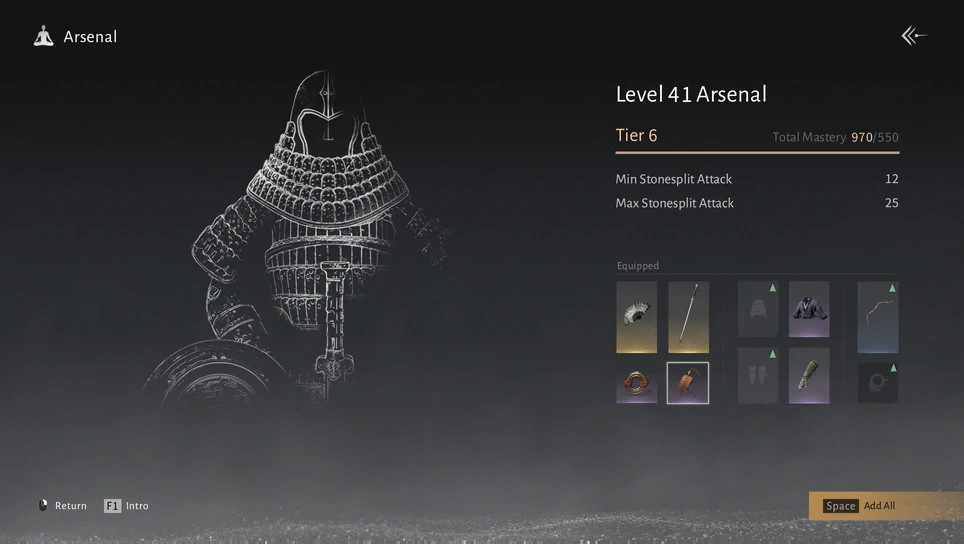 The game's tutorial picture for Arsenal Bonus Intro