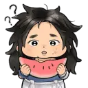 Silhouette Emote: Lucky Seventeen